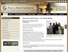 Tablet Screenshot of familyandsportschiropractic.com